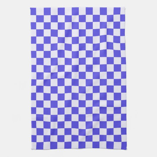 Blueberry cream checkered pattern geschirrtuch (Vertikal)