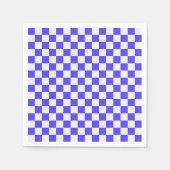 Blueberry cream checkered pattern serviette (Vorderseite)
