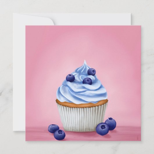Blueberry cupcake (Vorderseite)
