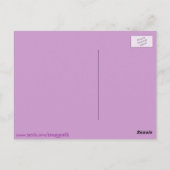 Blueberry Cupcake Postkarten (Rückseite)