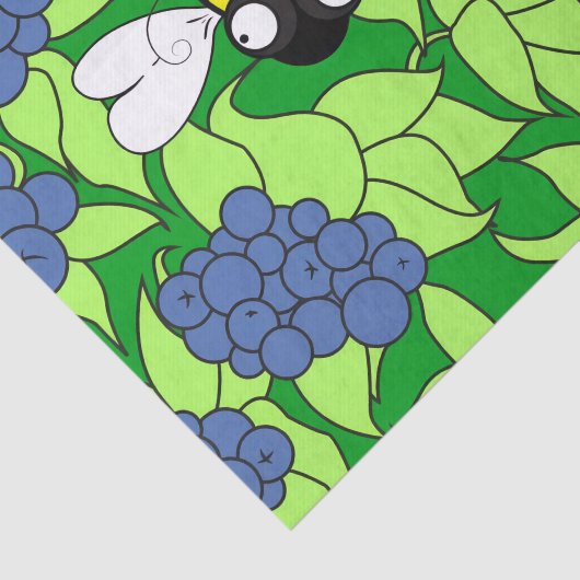 Blueberry Delight Tissue Paper Seidenpapier (Ausschnitt)