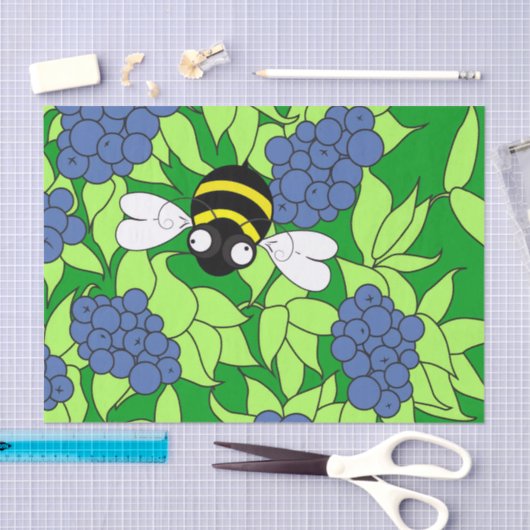 Blueberry Delight Tissue Paper Seidenpapier (Handwerk)