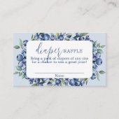 Blueberry Diaper Raffle Card Begleitkarte (Vorderseite)