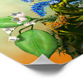 Blueberry Dragon 11x14 (4x6 und höher) Poster (Ecke)