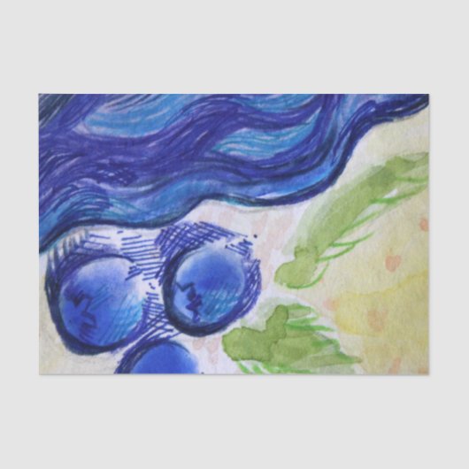 Blueberry Dream Seidenpapier (Vorderseite)