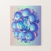 Blueberry Earth Planet Comic Style - Puzzle (Vertikal)