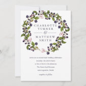 BlueBerry | Einladung von Wreath (Vorderseite)