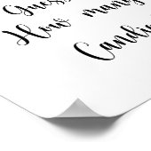 Blueberry - erraten Sie, wie viele Bonbons Poster (Ecke)