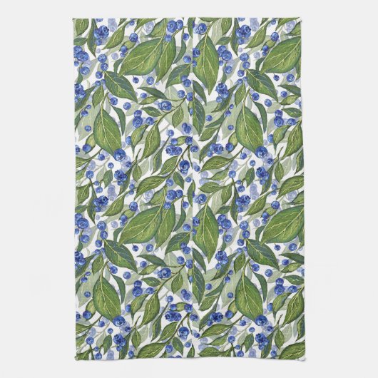 Blueberry Festival Geschirrtuch (Vertikal)
