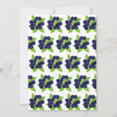 Blueberry Festival Maine Wild Blueberries Messe Einladung (Rückseite)