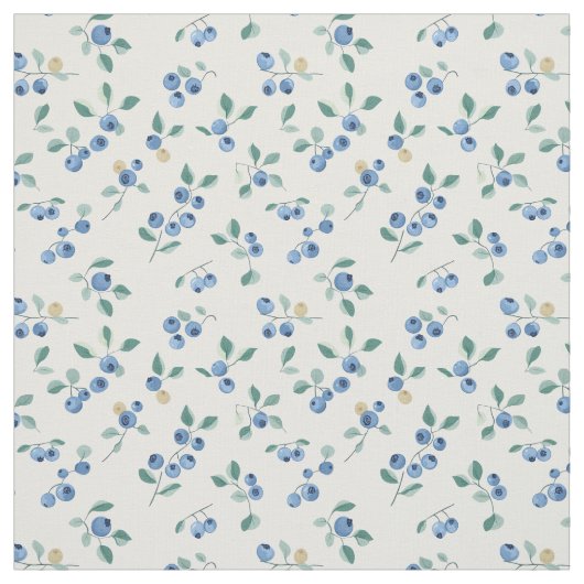 Blueberry Fields Fruchtmuster Stoff (Muster)