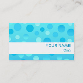 Blueberry Fizz weiße Streifen Visitenkartenvorlage Visitenkarte