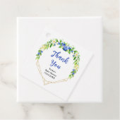 Blueberry Floral Baby Dusche Vielen Dank Geschenkanhänger (Beispiel)