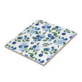Blueberry Floral Tile Fliese (Seite)