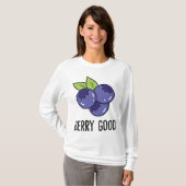 Blueberry Frucht Berry Good Blueberry Frucht Liebe T-Shirt (Vorne ganz)