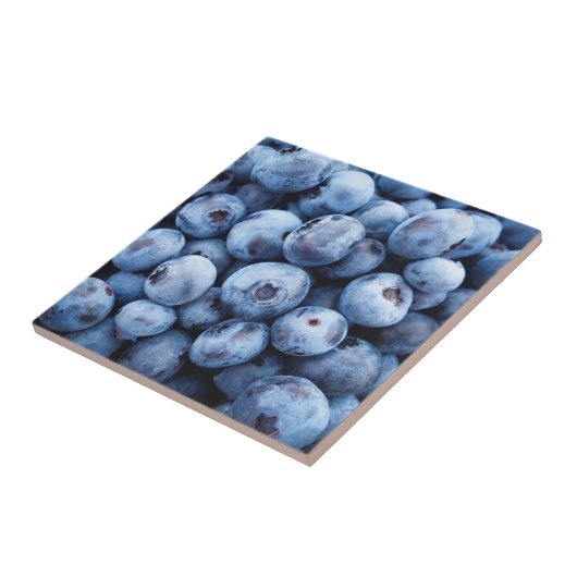 Blueberry Frucht Muster Fliese (Seite)