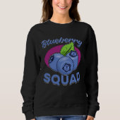 Blueberry Fruit Blueberry Squad 1 Sweatshirt (Vorderseite)