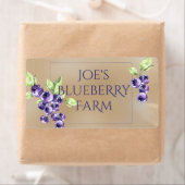 Blueberry Fruit Canning Label (Insitu)