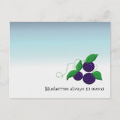 Blueberry Fruit Postkarte (Vorderseite)