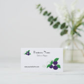 Blueberry Fruit Visitenkarte (Stehend Vorderseite)