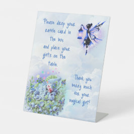 Blueberry Gnome Baby Bash Tisch Sockelschild