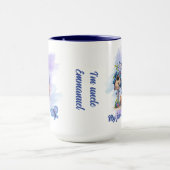 Blueberry Gnome Baby Shower Uncle Tasse (Zentrum)
