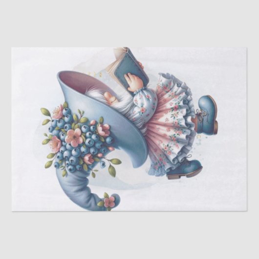 Blueberry Gnome Seidenpapier (Vorderseite)