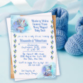 Blueberry Gnomes Baby Dusche Akryllische Einladung
