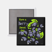 Blueberry Graphics Magnet (Vorderseite/Rückseite)