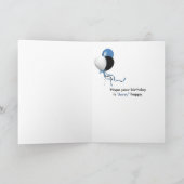 Blueberry Happy Birthday Karte (Innenseite)