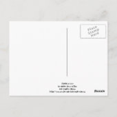 Blueberry Iris Postcard Postkarte (Rückseite)