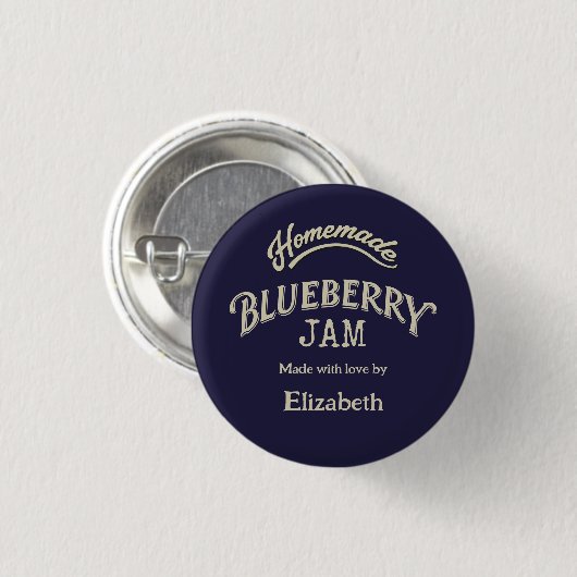 Blueberry Jam Button (Vorne & Hinten)