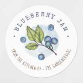 Blueberry Jam Etiketten (Design 2)