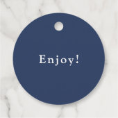 Blueberry Jam Geschenkanhänger (Rückseite)