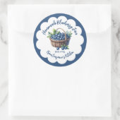 Blueberry Jam Preserve Canning Sticker (Tasche)