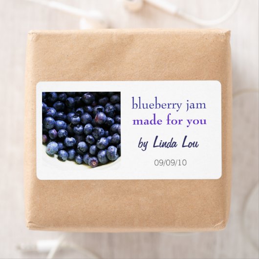 Blueberry Jam Preserve Label (Insitu)