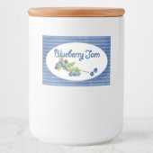 Blueberry Jam Preserve Lebensmitteletikett (Vorderseite)