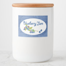 Blueberry Jam Preserve Lebensmitteletikett