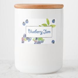 Blueberry Jam Preserve Lebensmitteletikett