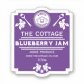 Blueberry Jam Seller Aufkleber (Vorderseite)