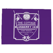 Blueberry Jam Seller Große Geschenktüte (Rückseite)