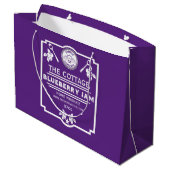 Blueberry Jam Seller Große Geschenktüte (Rückseite Schrägansicht)
