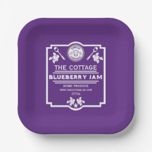 Blueberry Jam Seller Pappteller