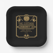 Blueberry Jam Seller Pappteller (Vorderseite)