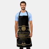 Blueberry Jam Seller Schürze (Getragen)
