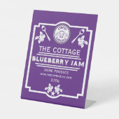 Blueberry Jam Seller Sockelschild (Vorderseite)