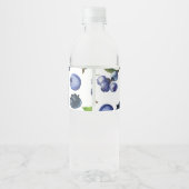 Blueberry-Jam-Wrap-around-Label Wasserflaschenetikett (Rückseite)