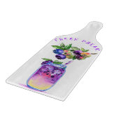 Blueberry Juice Cool Drink Cutting Board Schneidebrett (Ecke)