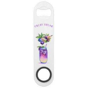 Blueberry Juice Cool Drink Flasche Opener Bar Key