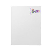 Blueberry Juice Cool Drink Frucht Notepad Notizblock (Rotiert)